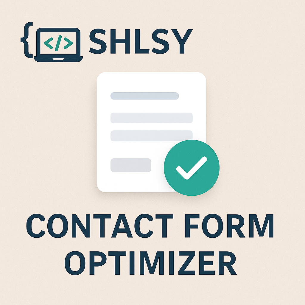 Contact Form Optimizer screenshot