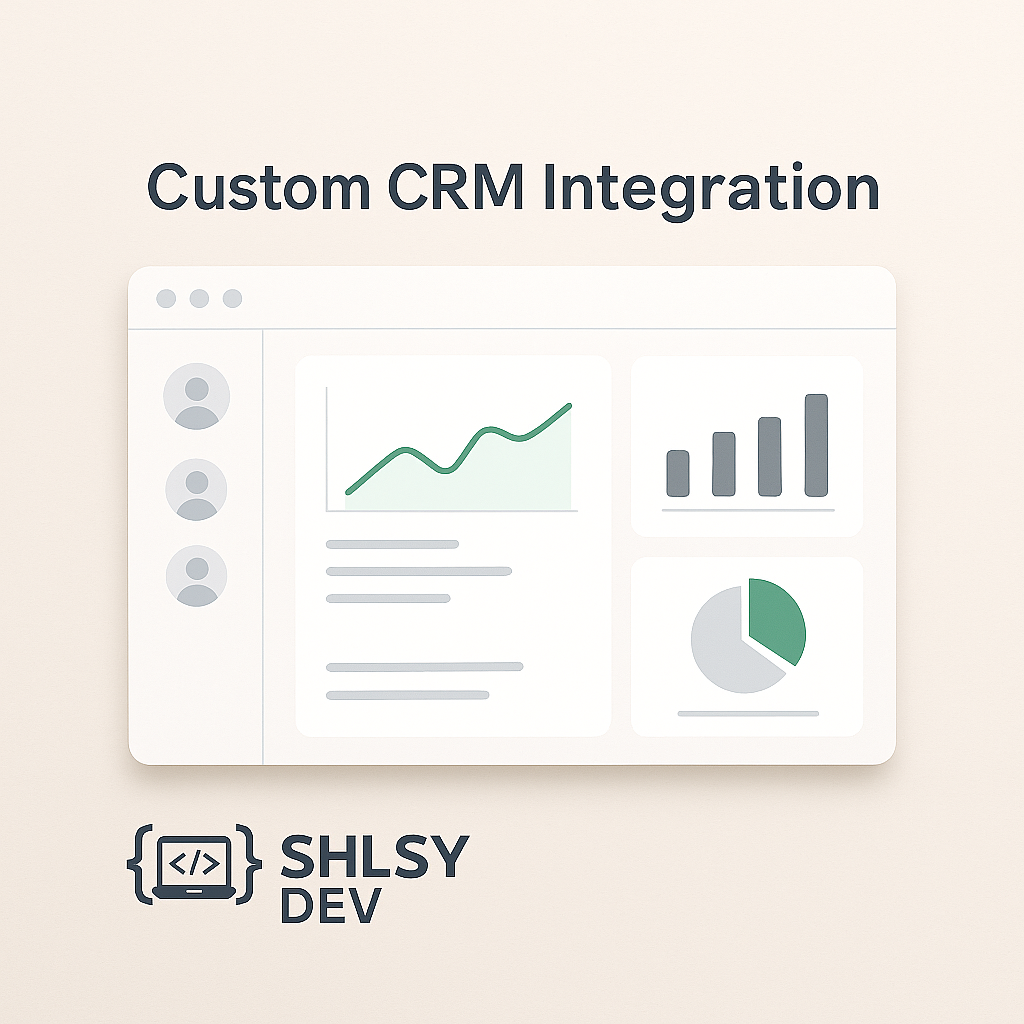 Custom CRM Integration screenshot