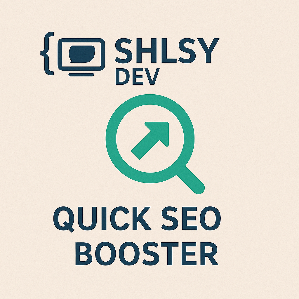 Quick SEO Booster screenshot
